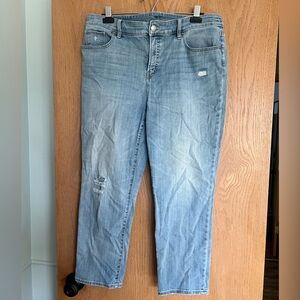 Chico's Girlfriend Cropped Jeans size 12